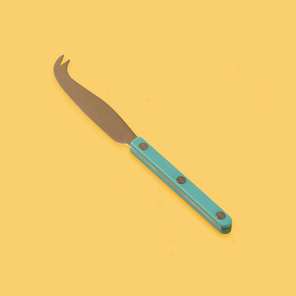 Bistrot cheese knife in pastel green